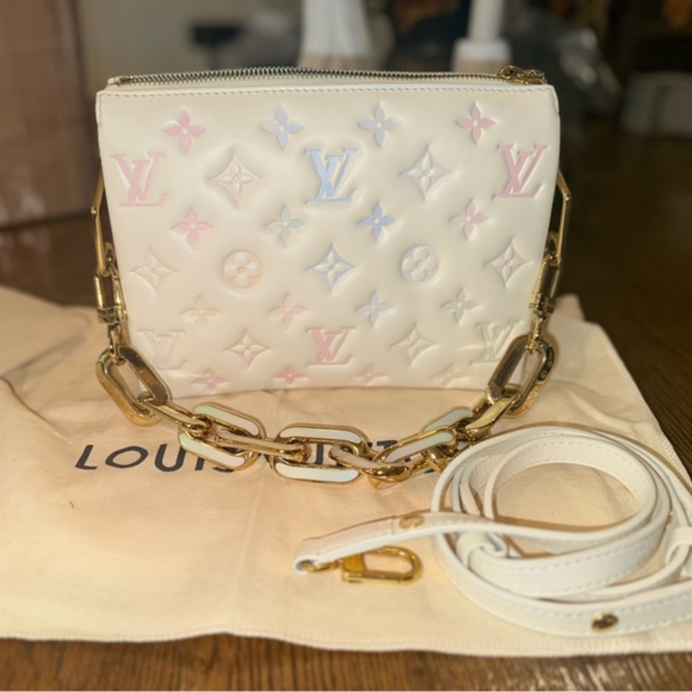 Authentic Louis Vuitton Milky Way Coussin BB Multi-color Bag